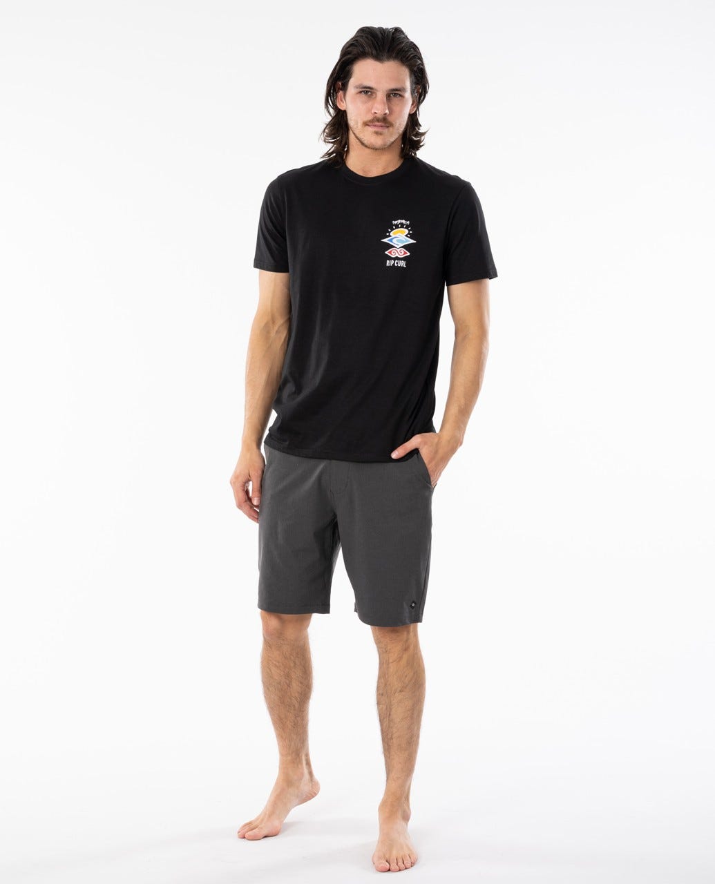 Rip Curl Search Essential Tee Black