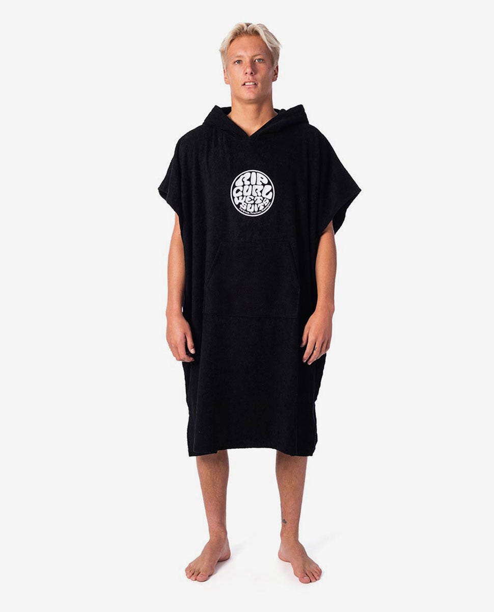 Rip Curl Wet As Hooded Towel Black