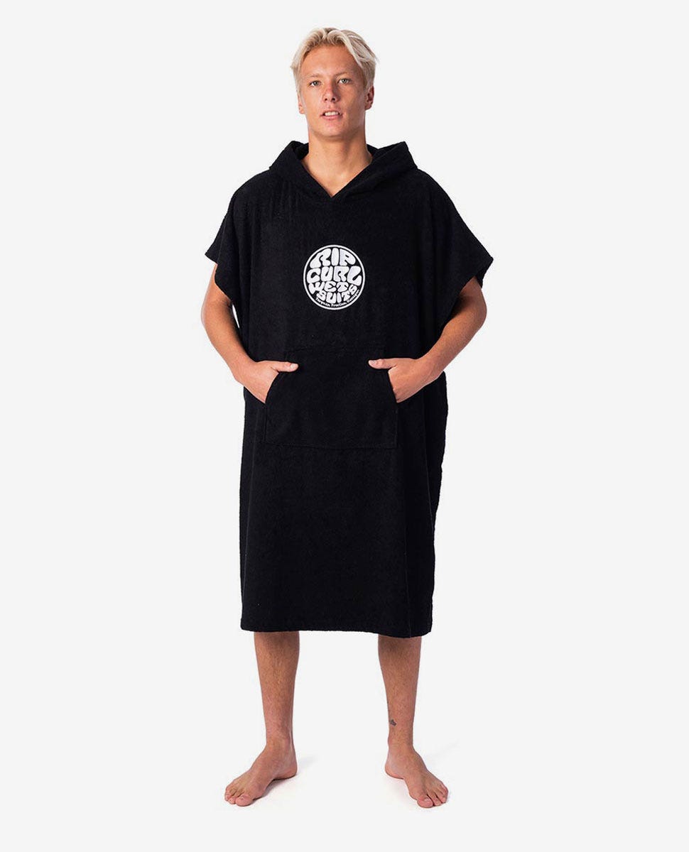 Rip Curl Wet As Hooded Towel Black