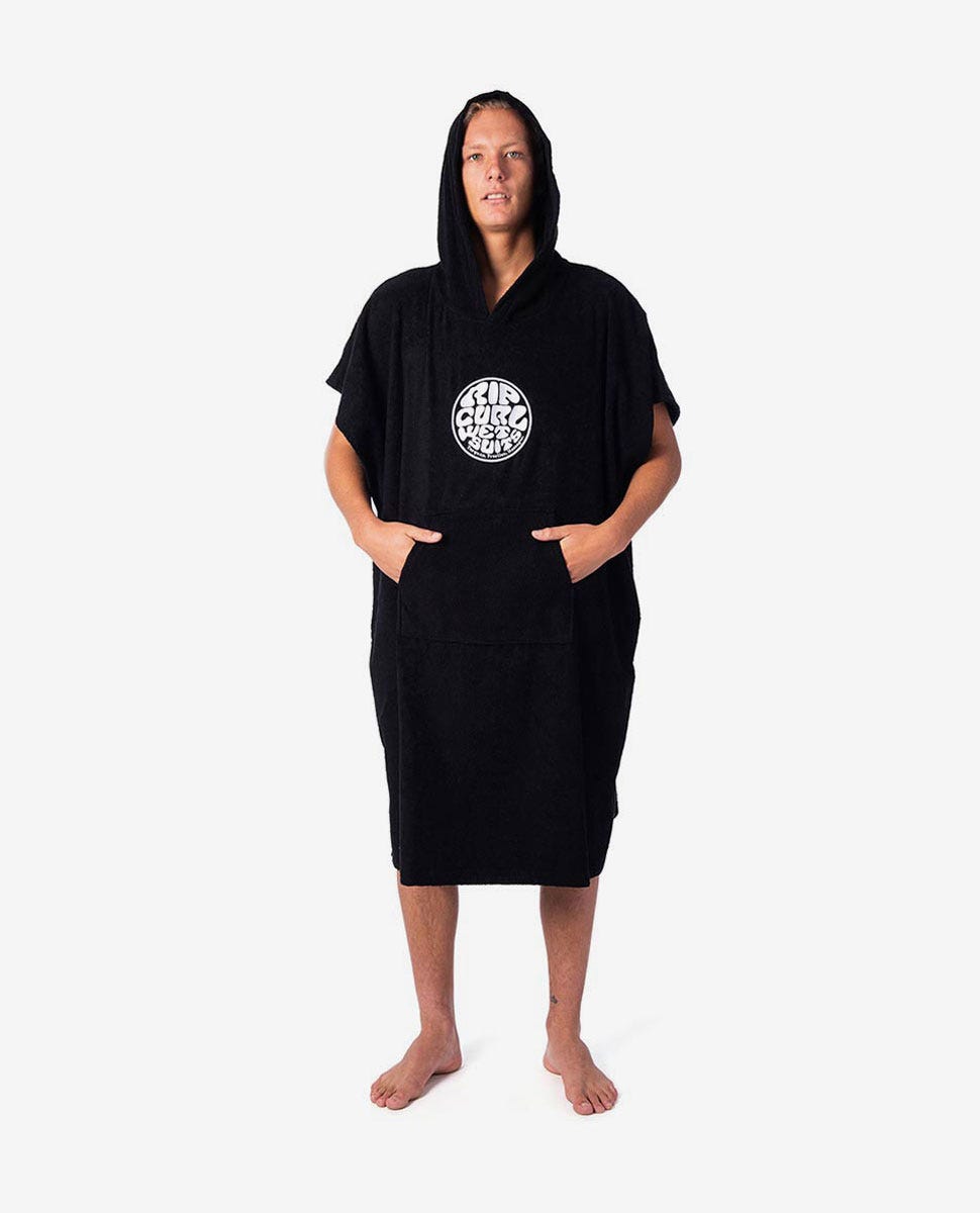 Rip Curl Wet As Hooded Towel Black
