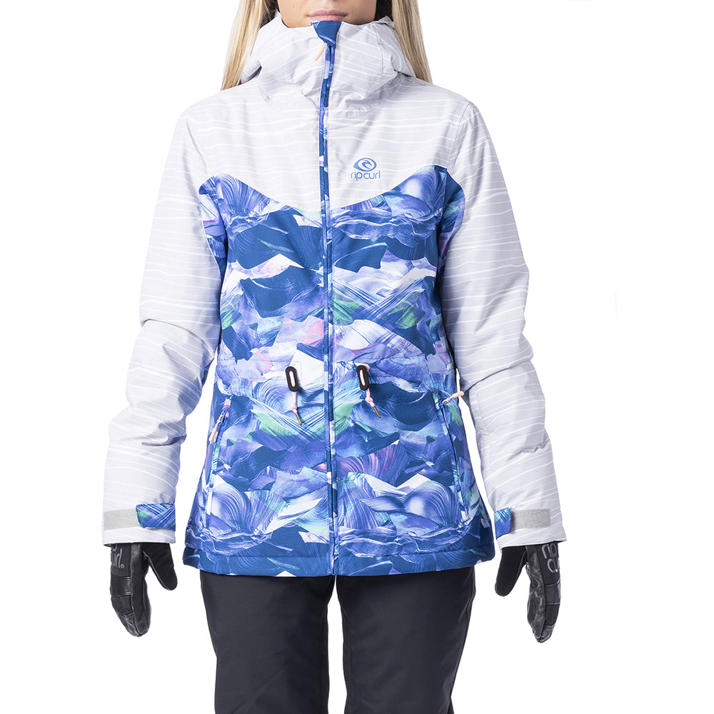 Ripcurl Betty Printed Snow Jacket 2020 Palace Blue 1