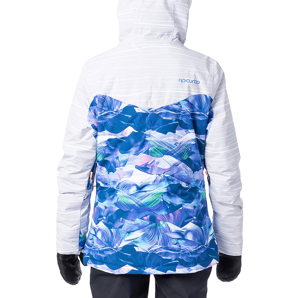 Ripcurl Betty Printed Snow Jacket 2020 Palace Blue 2