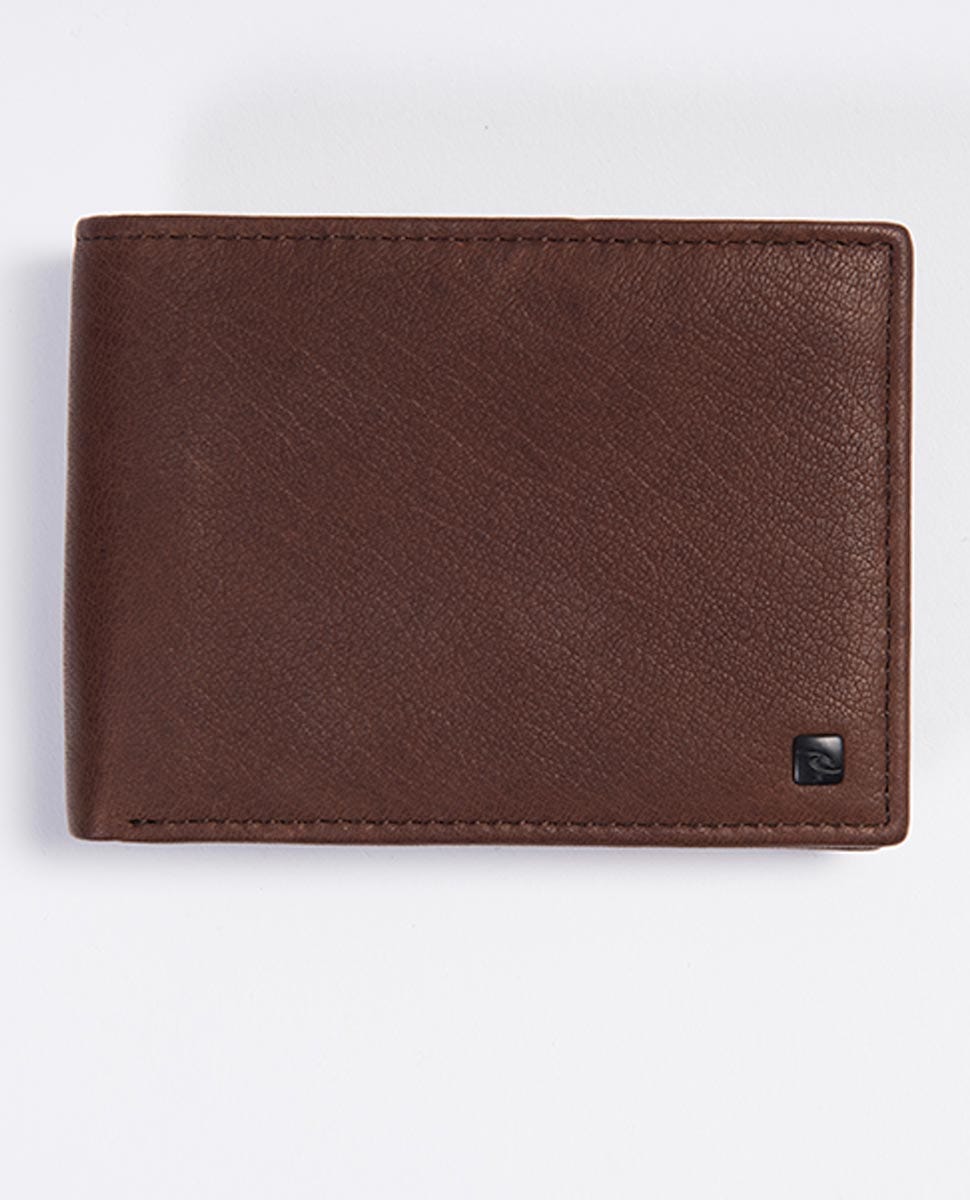 Ripcurl K-Roo RFID All Day Leather Wallet Brown