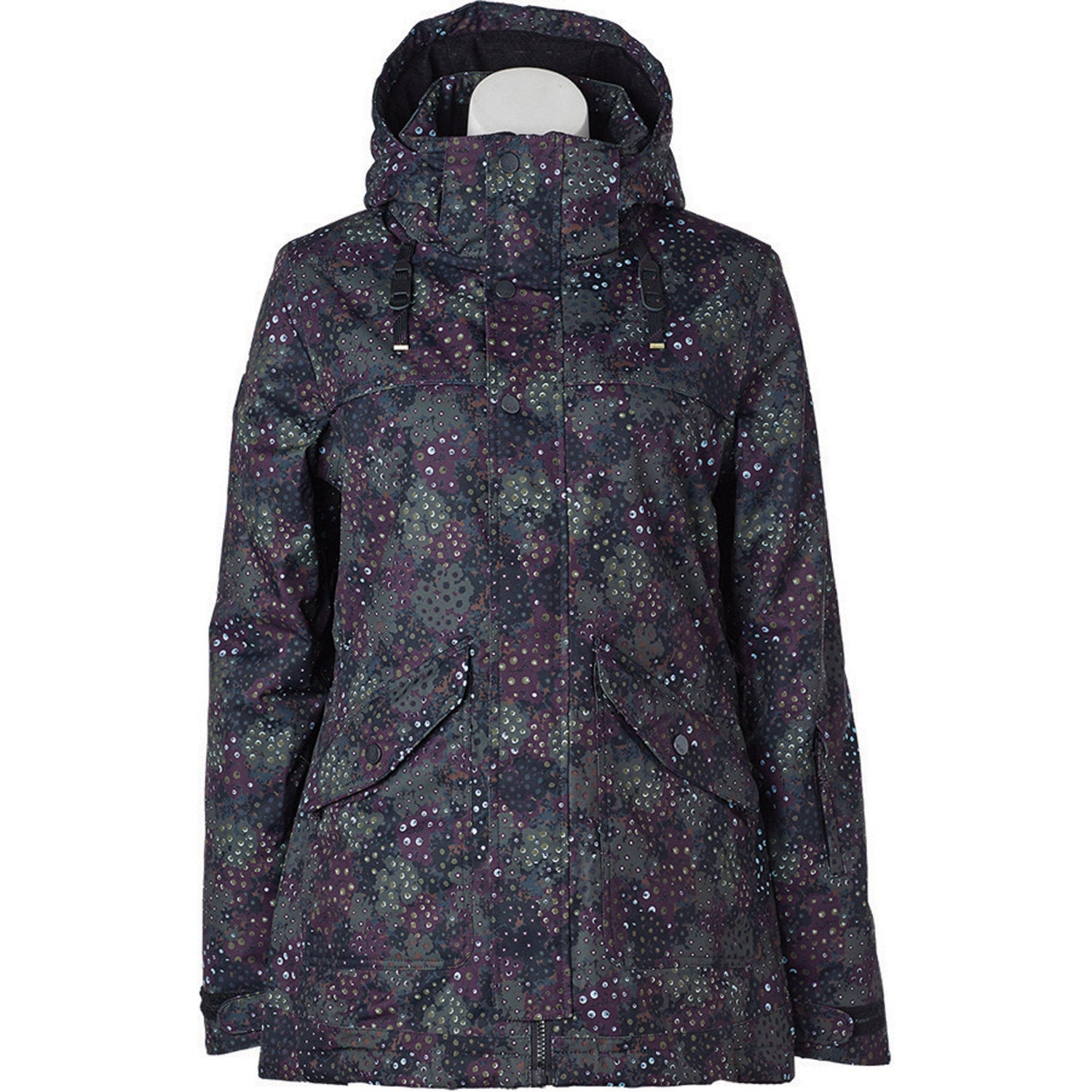 Rojo Aster Snow Jacket Acacia Camo Marron