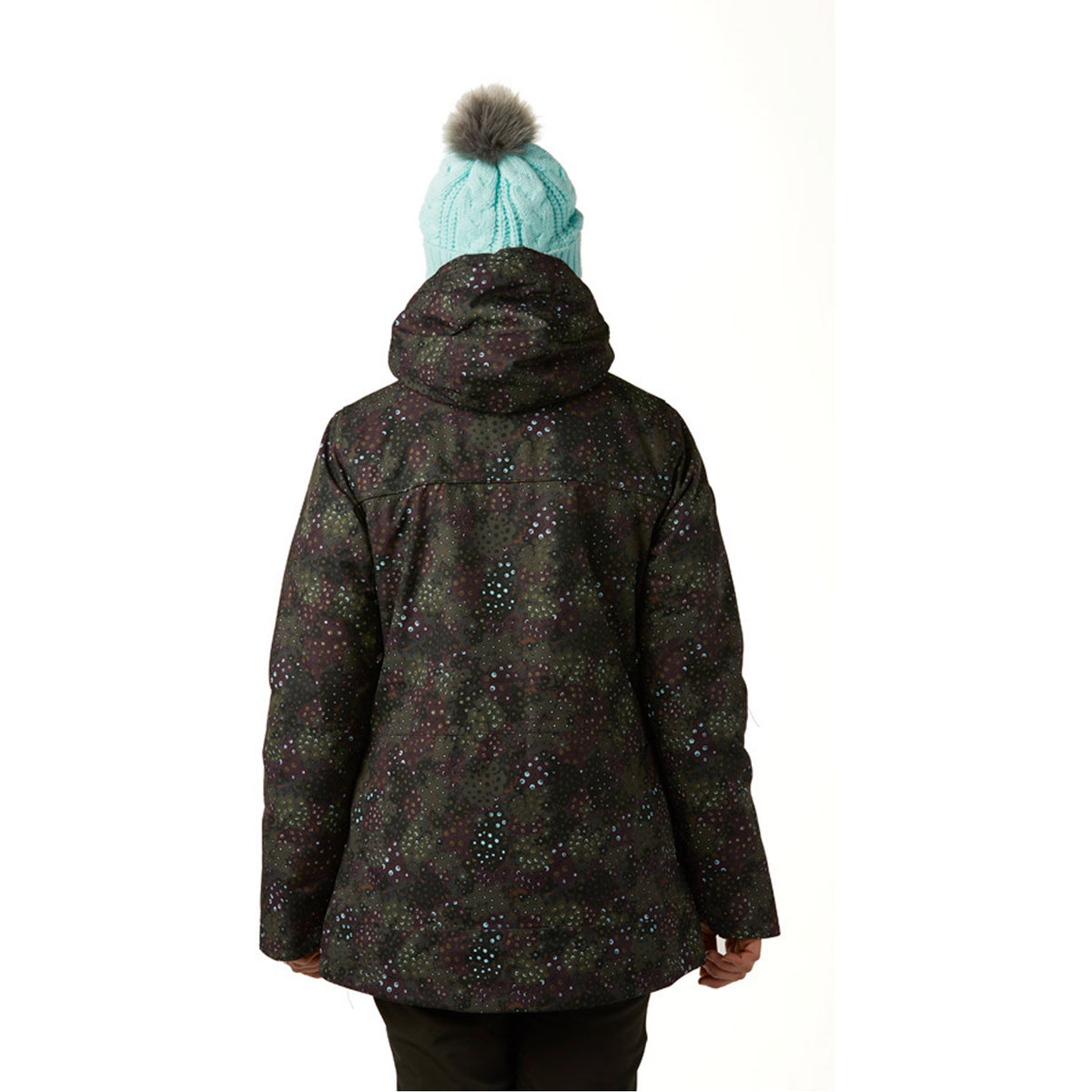 Rojo Aster Snow Jacket Acacia Camo Marron