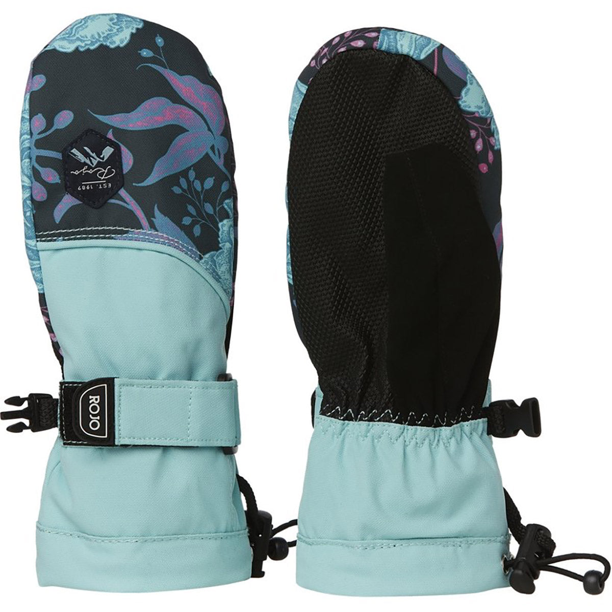 Rojo Girls Maximise Snow Mitt 2021 Enid Floral / India Ink