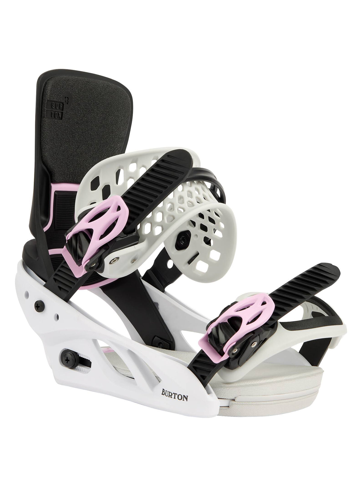 Burton Lexa X Re:Flex Snowboard Binding 2022 Black / white / roses