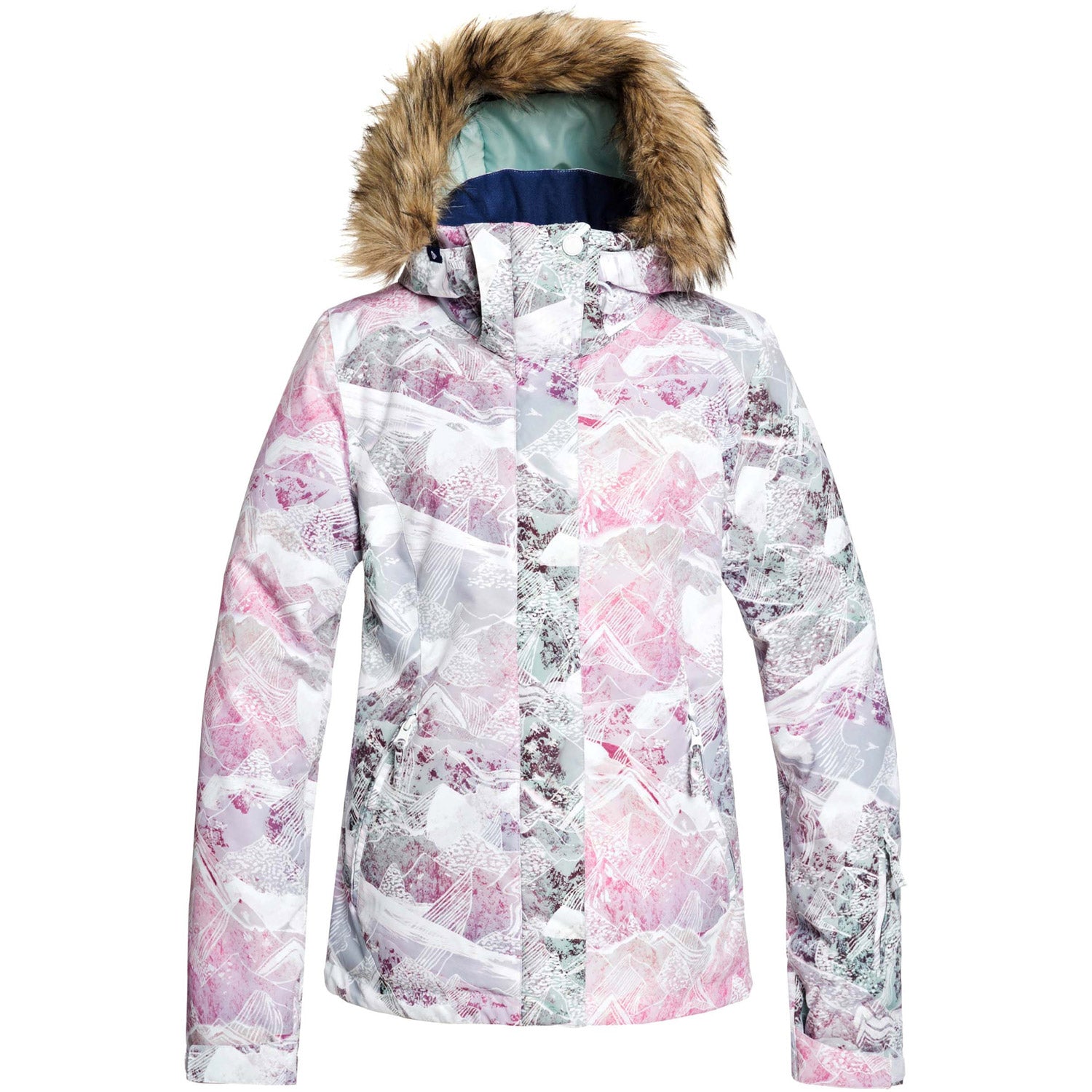 Roxy Jet Ski Snow Jacket 2020a Bright White Mystri 1