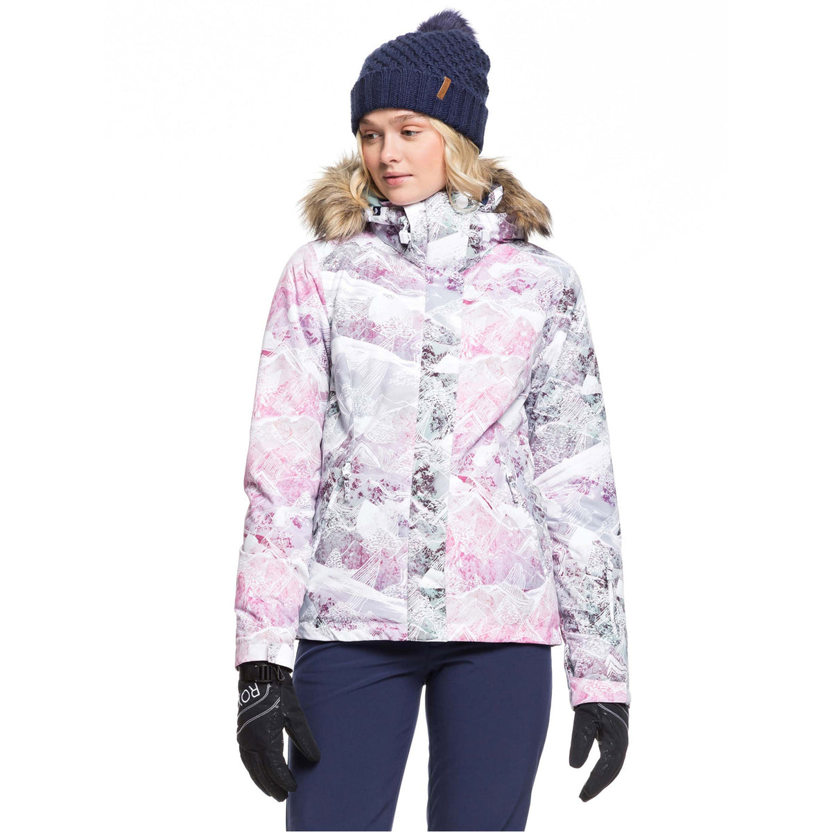 Roxy Jet Ski Snow Jacket 2020a Bright White Mystri 3