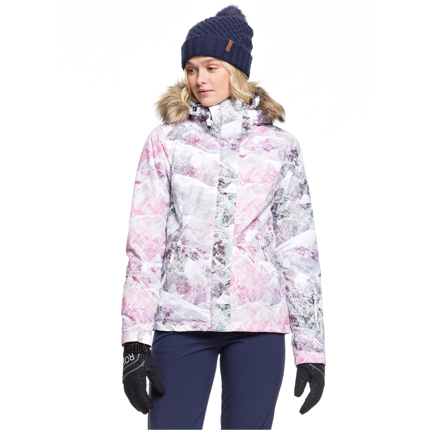 Roxy Jet Ski Snow Jacket 2020a Bright White Mystri 3