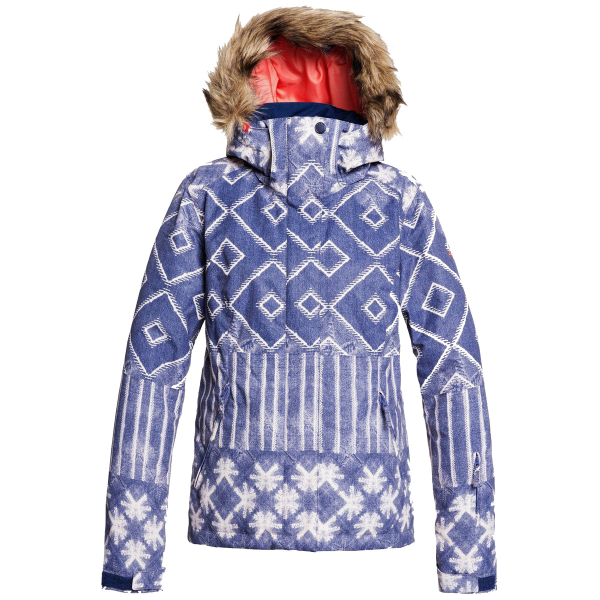 Roxy Jet Ski Snow Jacket 2020 Mid Denim Wake Up 1