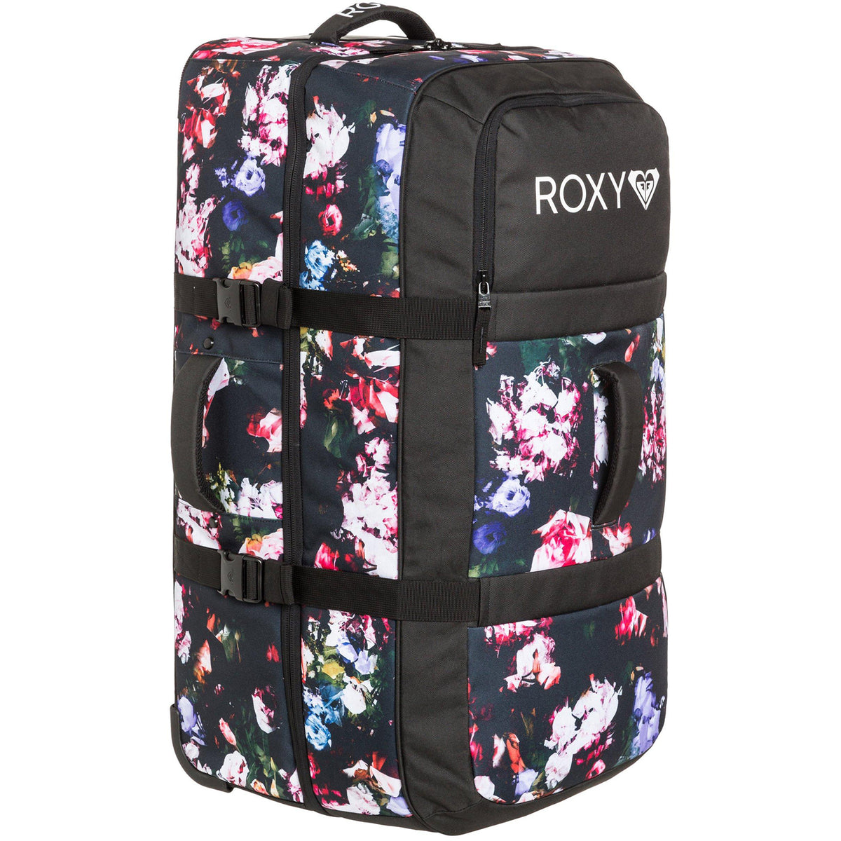 Roxy Long Haul 105L Travel Bag 2021 True Black Blooming