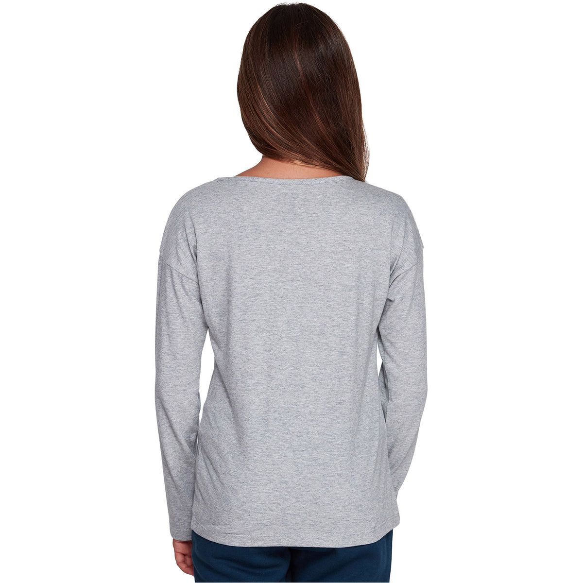 Roxy Mermaid Feeling Long Sleeve Girls Tee Heritage Heather