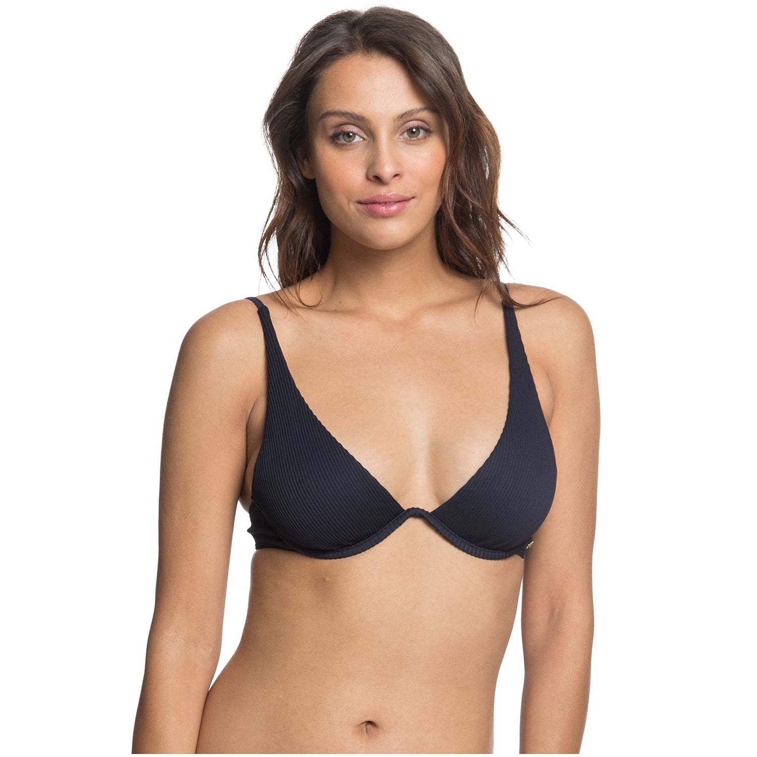 Roxy Mind of Freedom Underwire Bra Bikini Top Anthracite