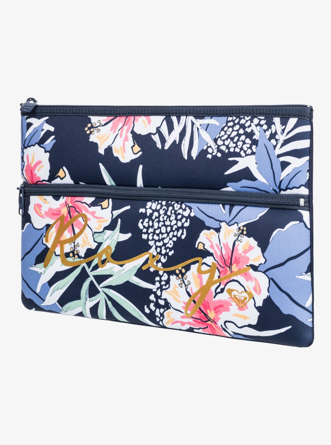 Roxy White Shoulder Pencil Case Mood Indigo Wild Floral S
