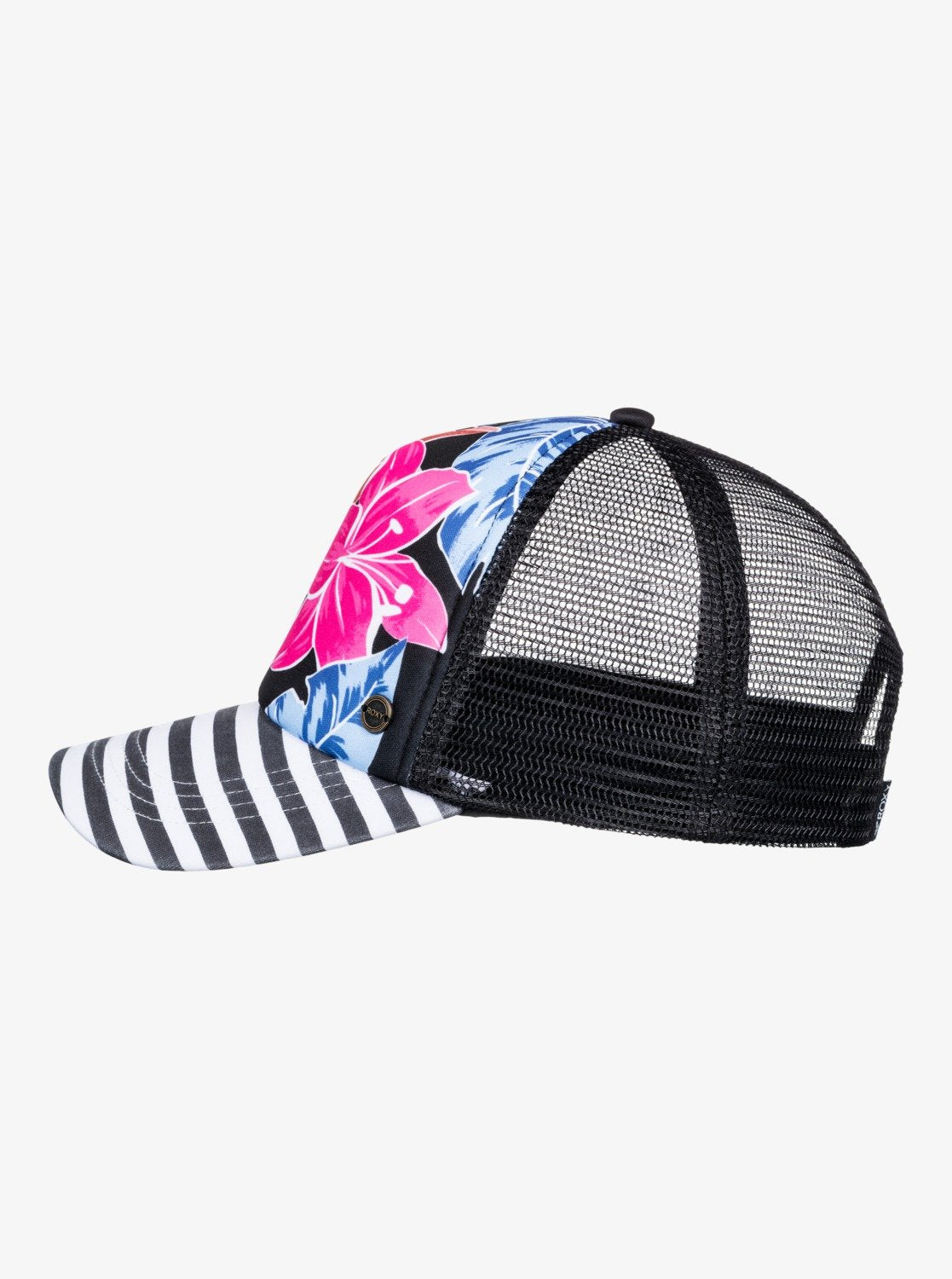 Roxy Womens Beautiful Morning Trucker Cap Anthracite tropical oasis s