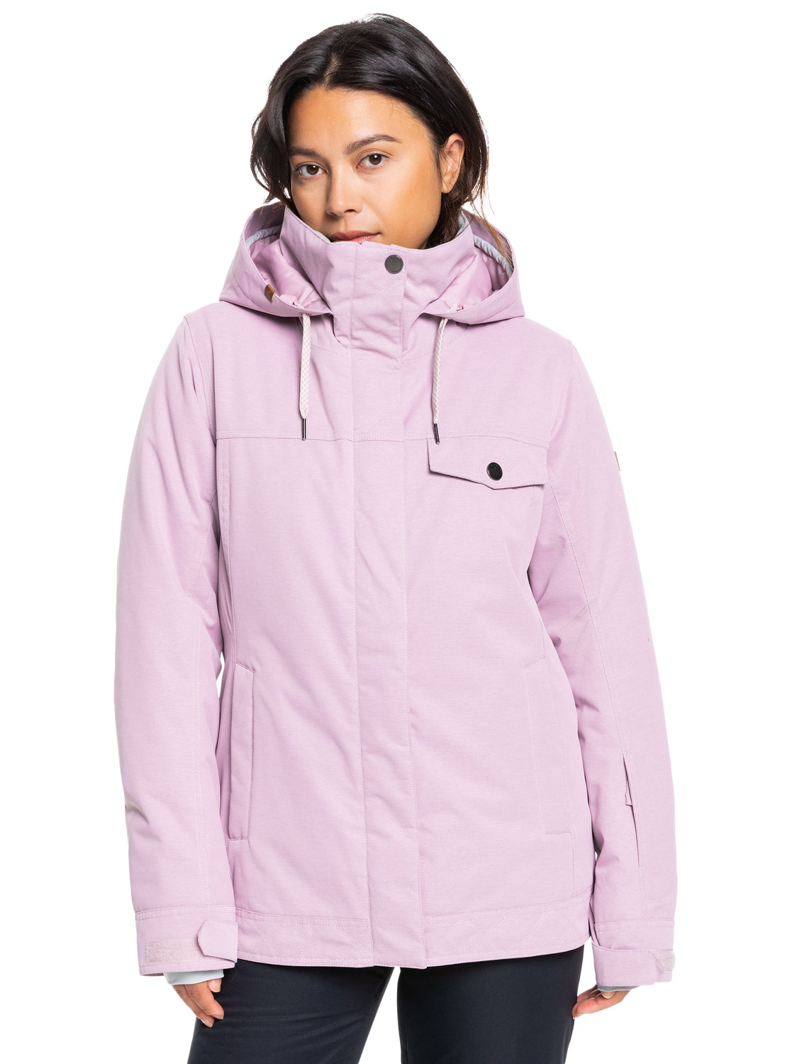 Roxy Womens Billie Snow Jacket Dawn pink