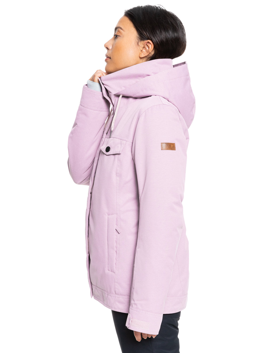 Roxy Womens Billie Snow Jacket Dawn pink