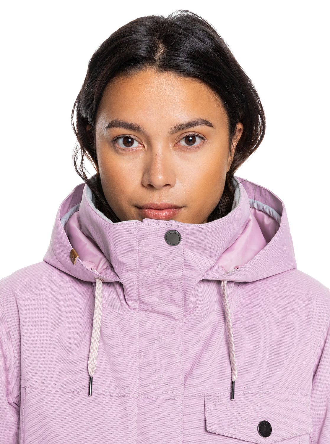 Roxy Womens Billie Snow Jacket Dawn pink