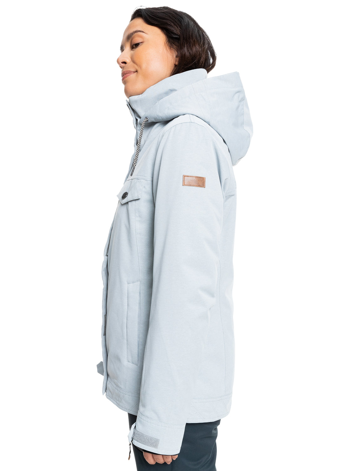 Roxy Womens Billie Snow Jacket Heather grey