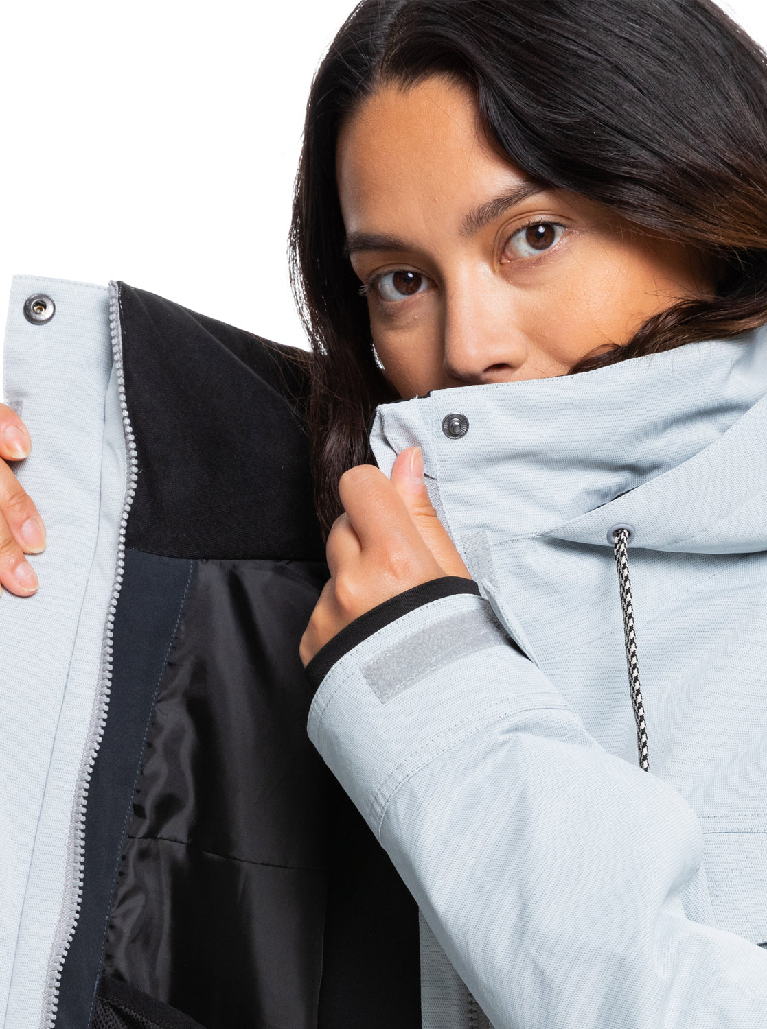 Roxy Womens Billie Snow Jacket Heather grey