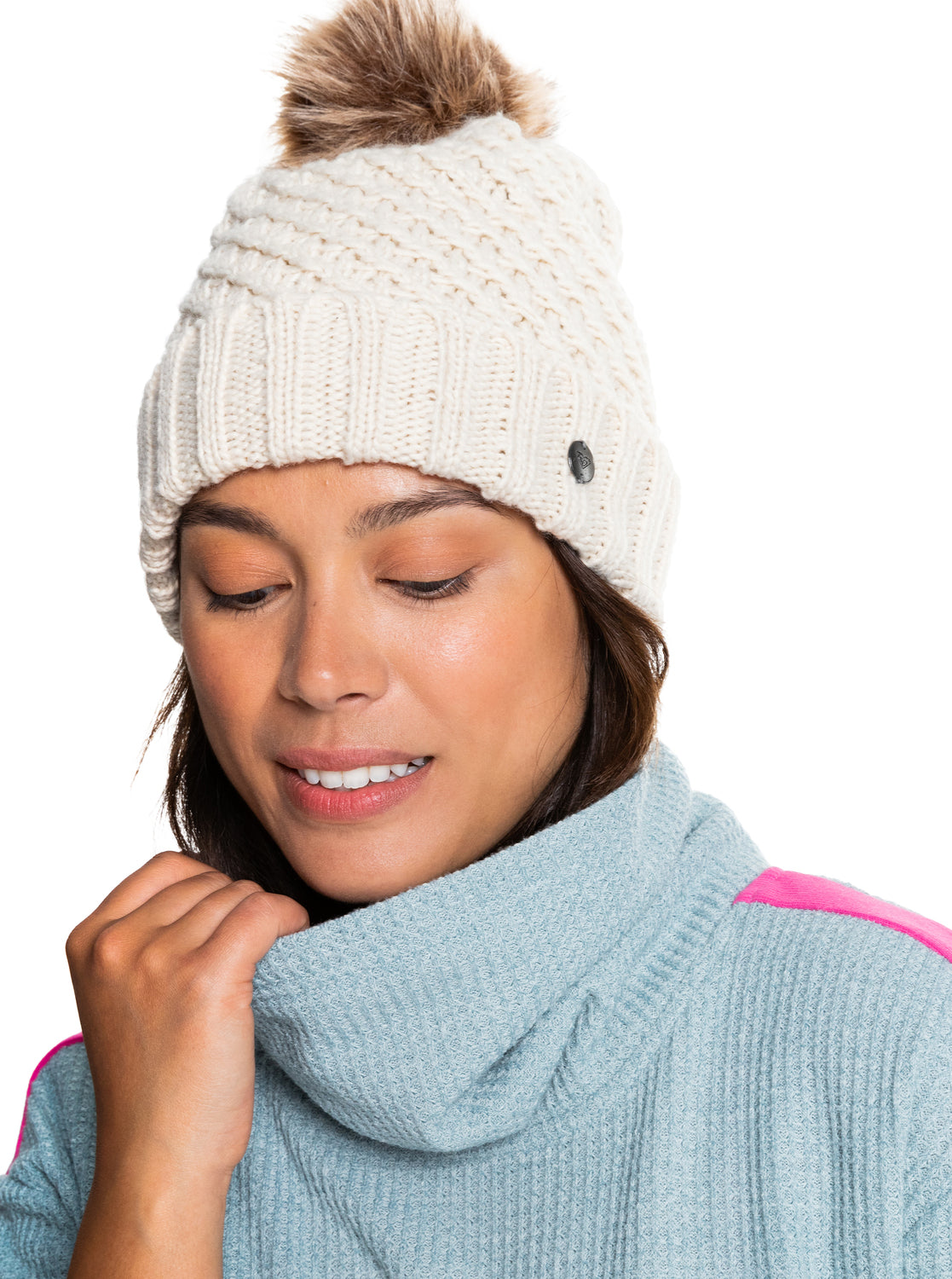 Roxy Womens Blizzard Beanie Parchment