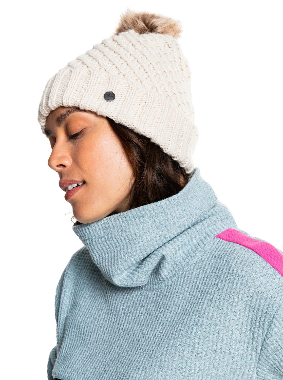 Roxy Womens Blizzard Beanie Parchment