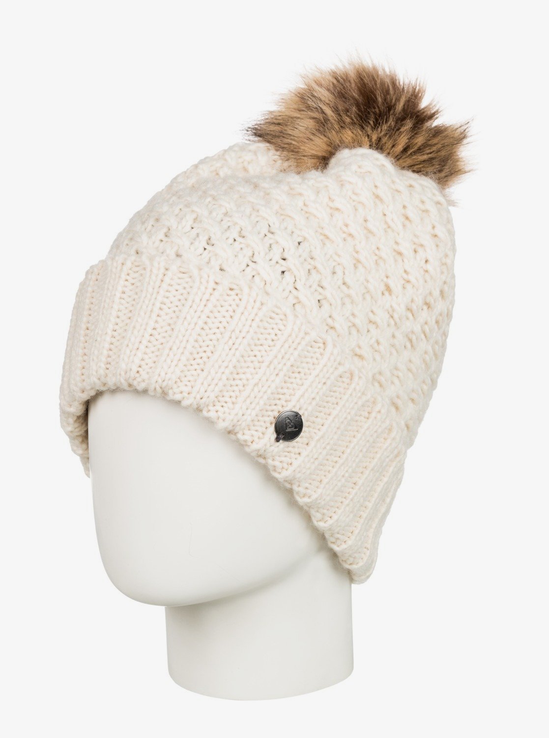 Roxy Womens Blizzard Beanie Parchment