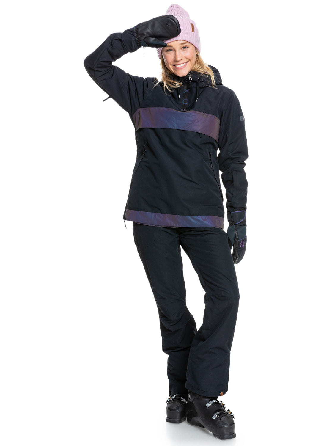 Roxy Womens Dynabeat Beanie Dawn pink