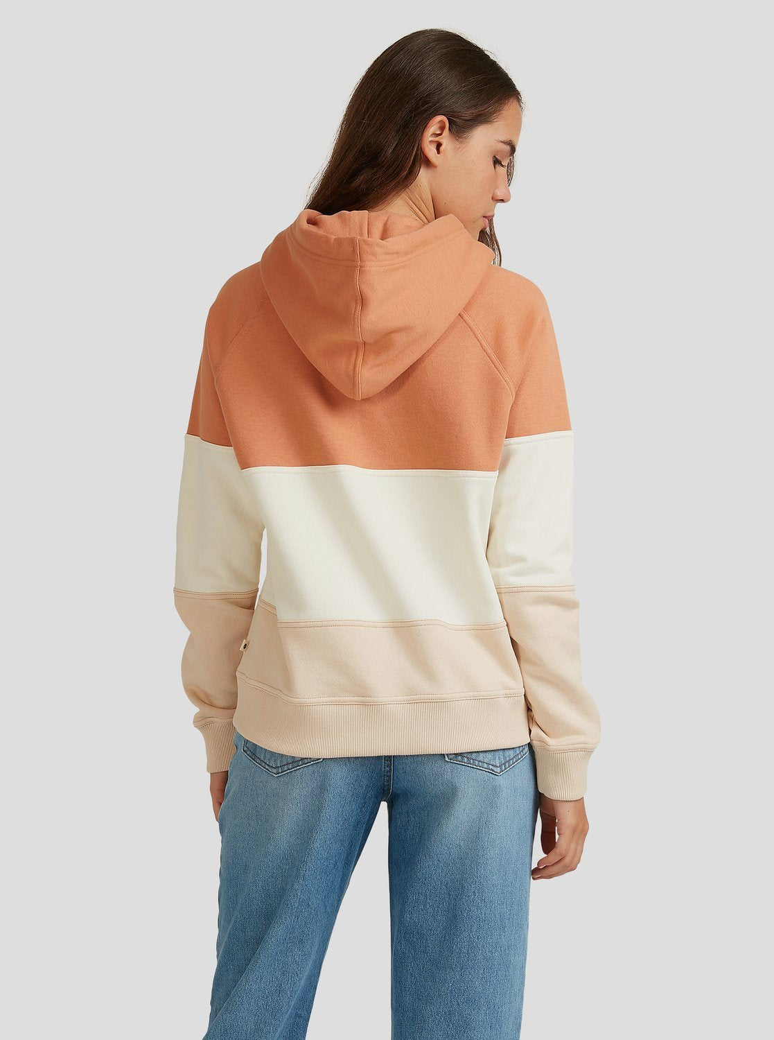 Roxy Womens On My Mind Organic Fleece Hoodie Toasted nut