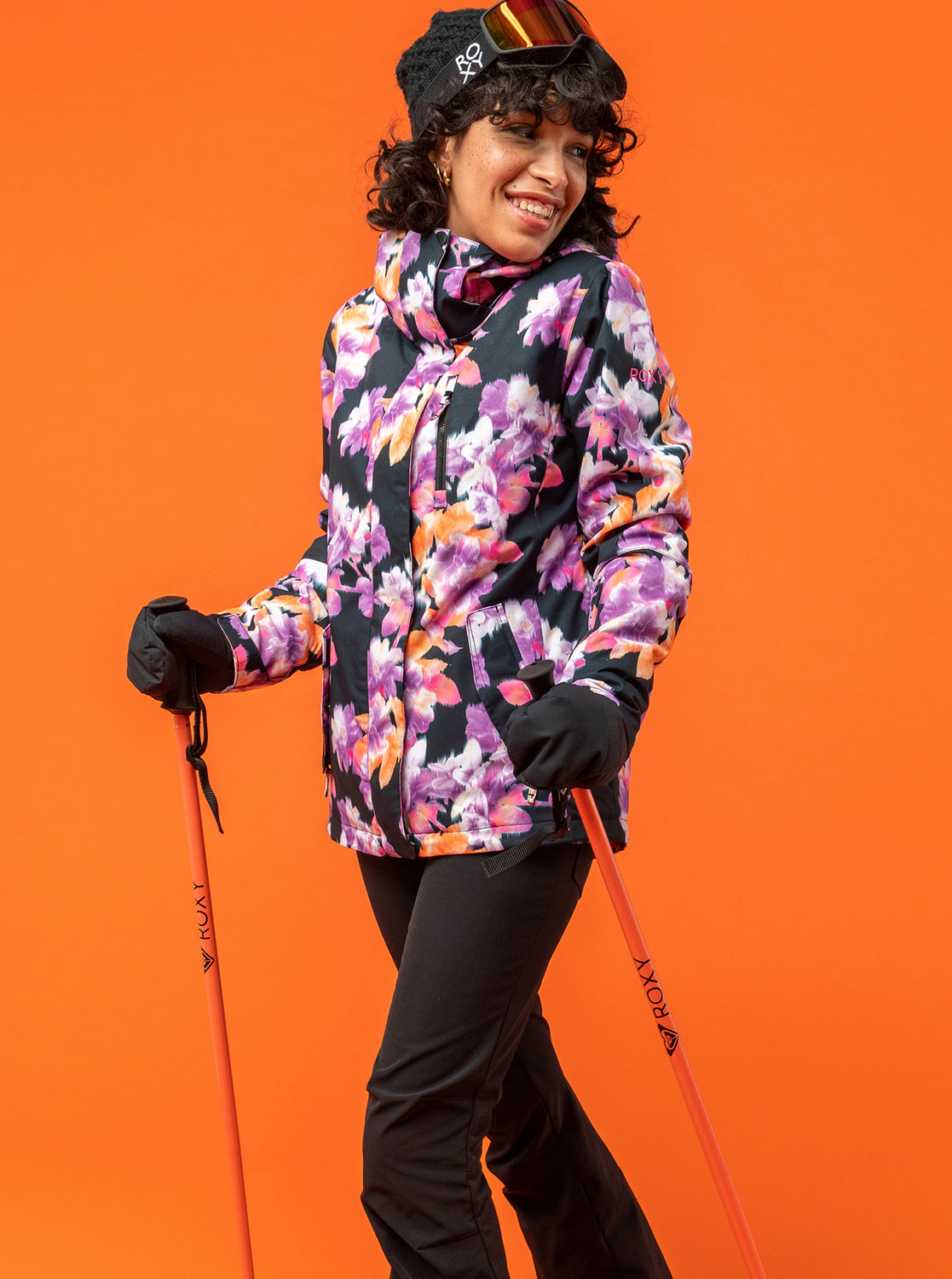 Roxy Womens Roxy Jetty Snow Jacket True black jorja