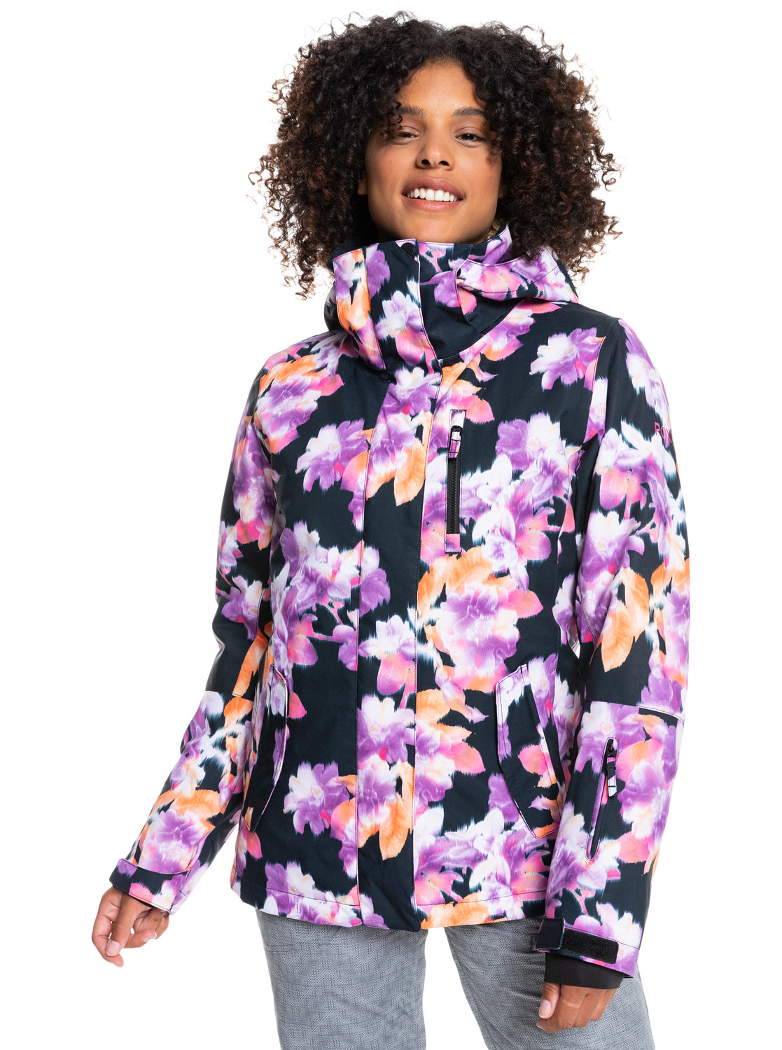 Roxy Womens Roxy Jetty Snow Jacket True black jorja