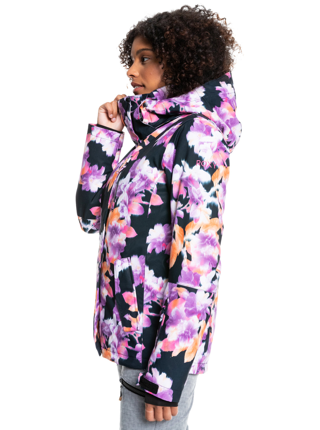 Roxy Womens Roxy Jetty Snow Jacket True black jorja