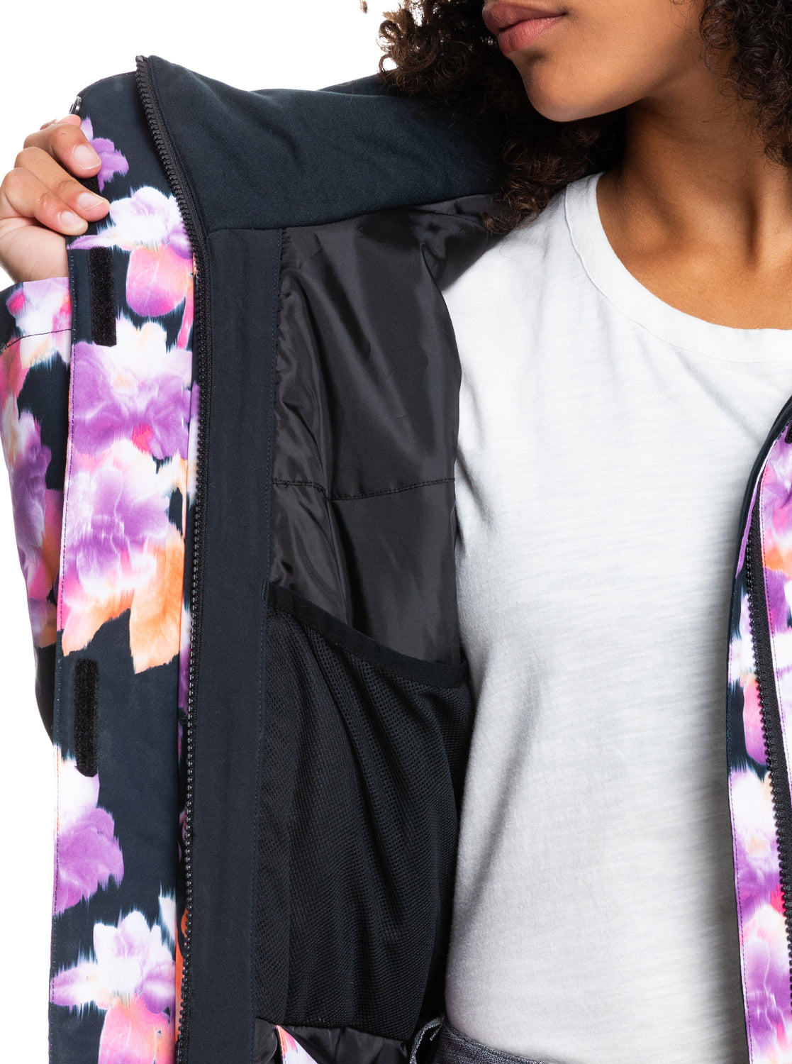 Roxy Womens Roxy Jetty Snow Jacket True black jorja