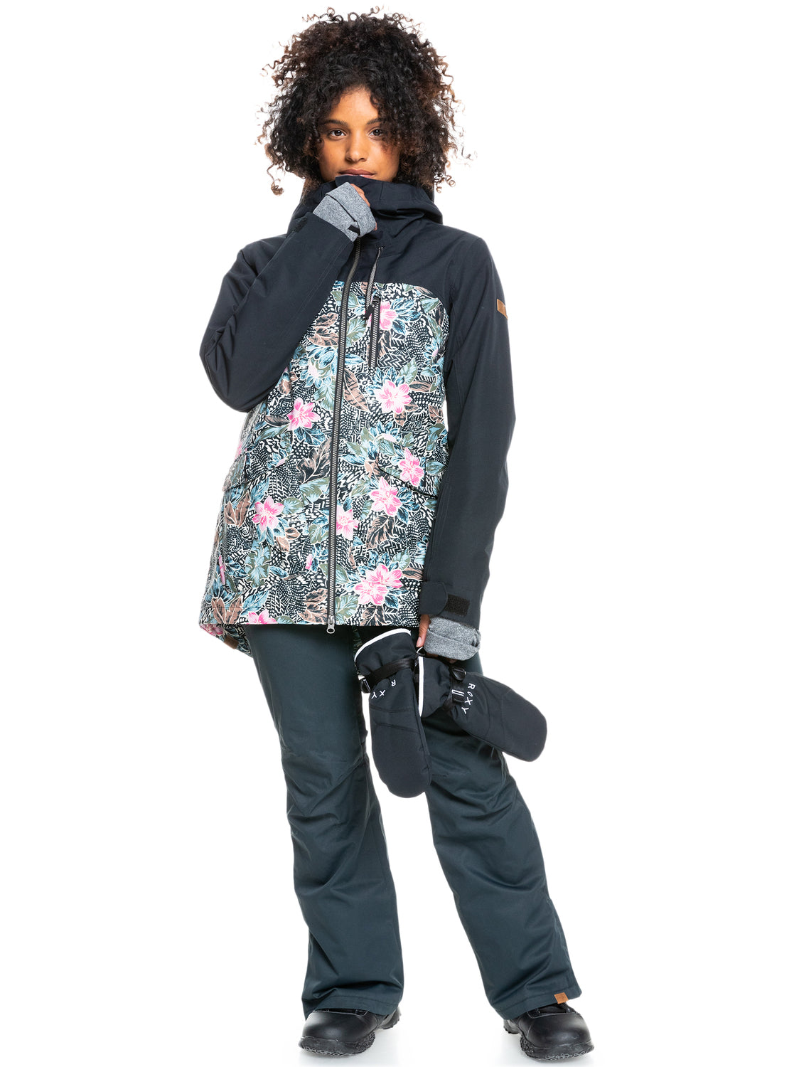 Roxy Womens Stated Snow Jacket True black ubuda