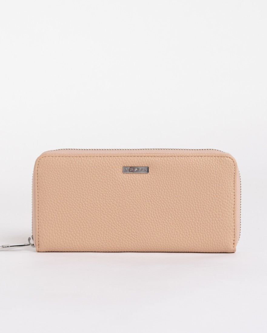 Rusty Essence Zip Around Wallet NUDE