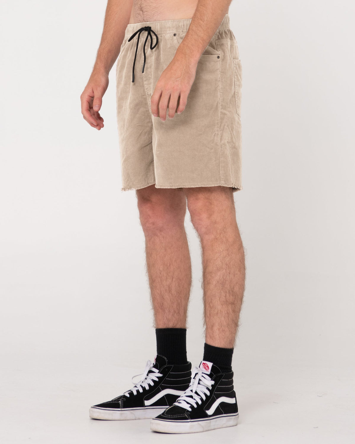 Rusty Rifts Cut Off Elastic Short Pumice Stone