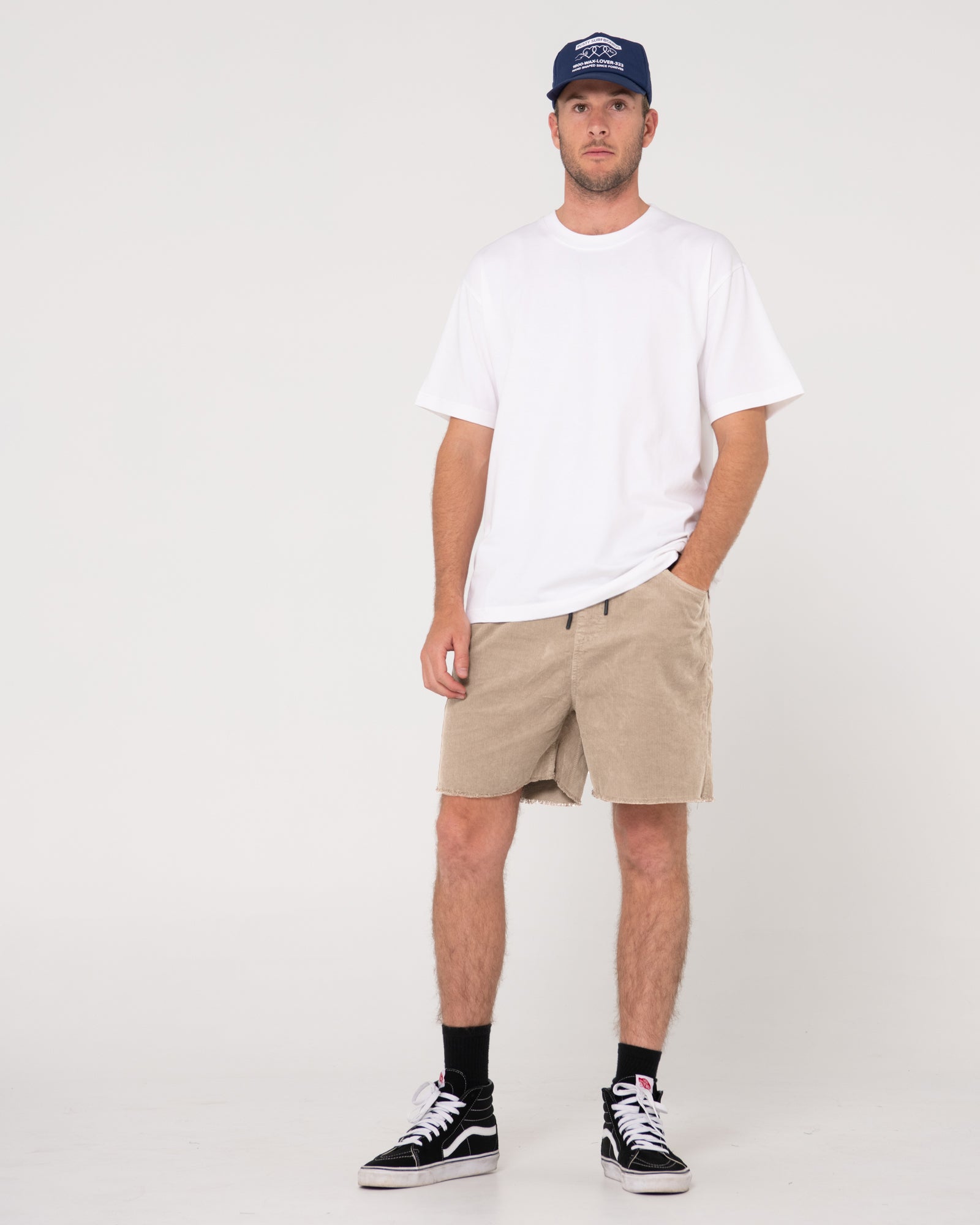 Rusty Rifts Cut Off Elastic Short Pumice Stone