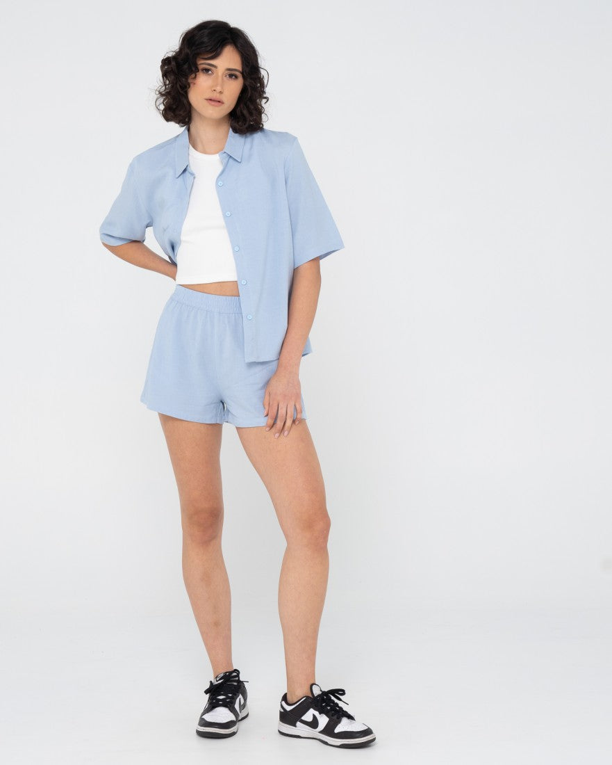 Rusty Saltwater Shirt DUSTY BLUE