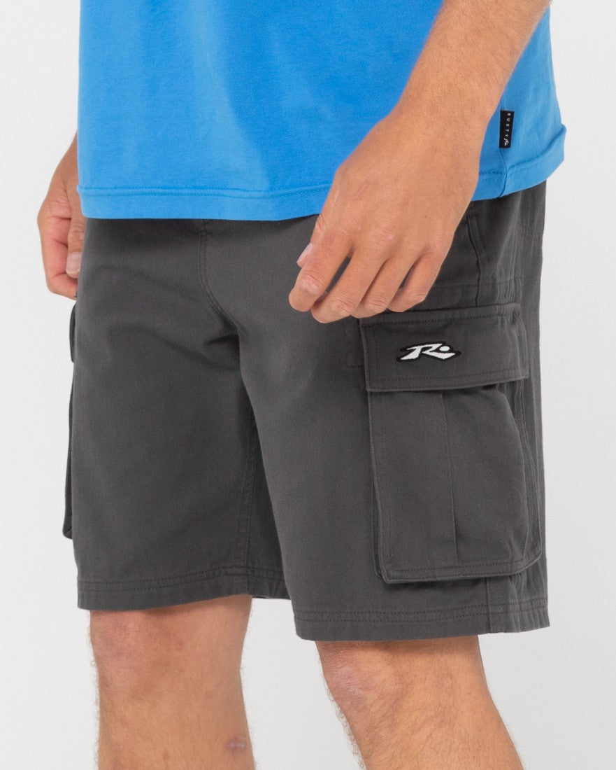 Rusty Sheet The Bed Cargo Short COAL