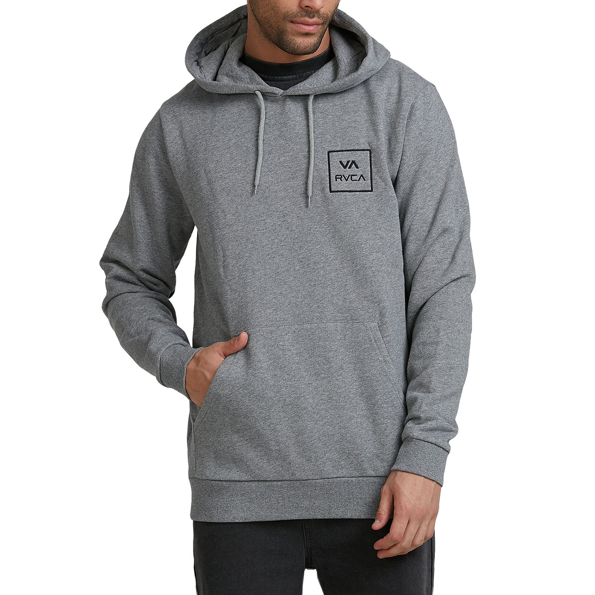 RVCA All the Ways Pullover Hoodie Grey Marle