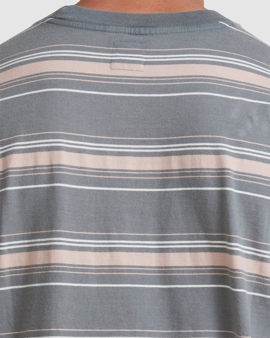 RVCA Bez Stripe Short Sleeve Tee Balsam green