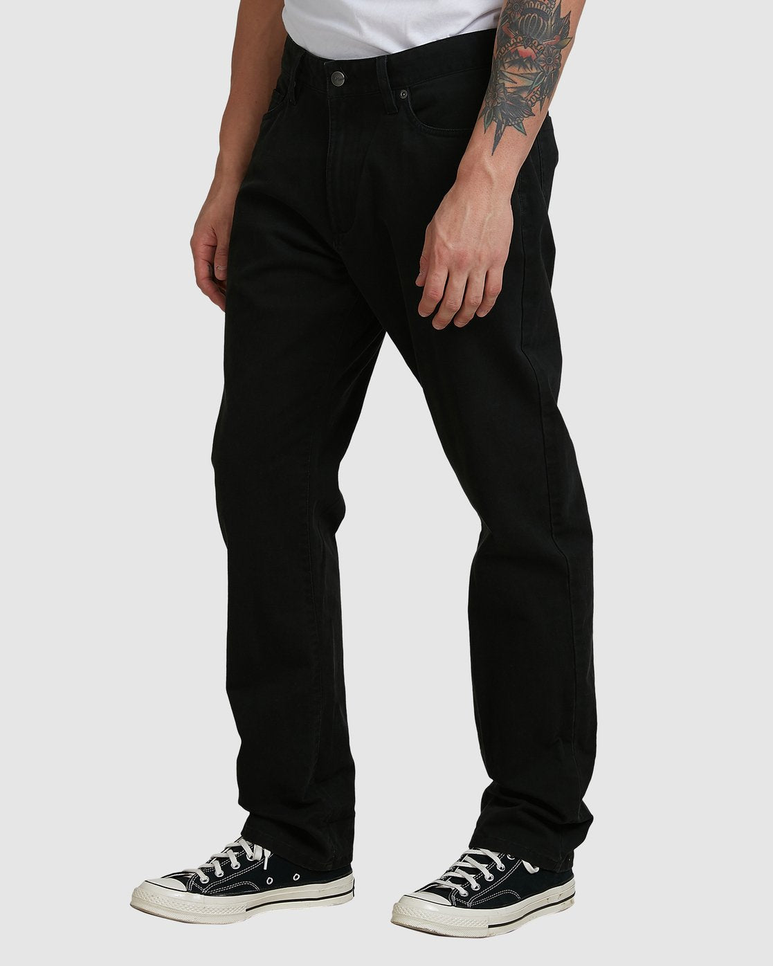 RVCA DAGGERS TWILL PANTS Black