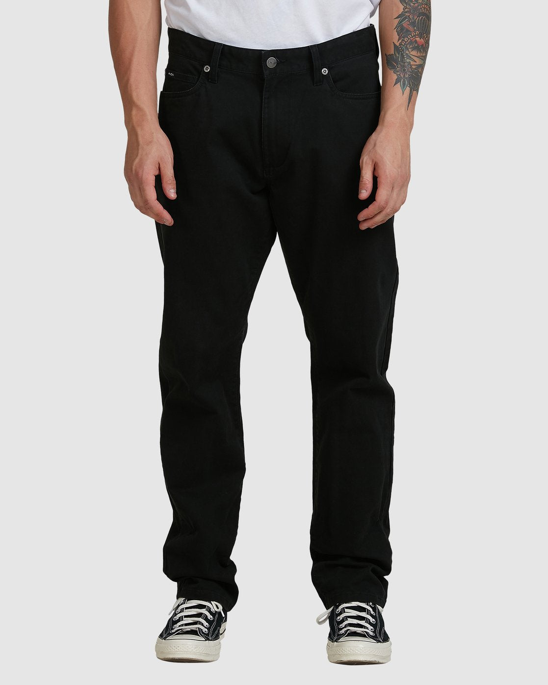 RVCA DAGGERS TWILL PANTS Black