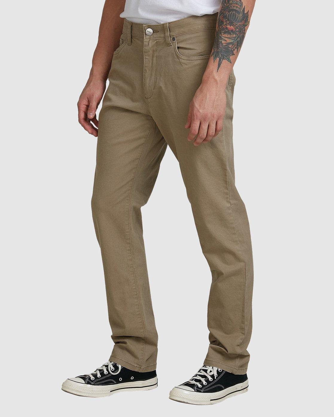 RVCA DAGGERS TWILL PANTS Wood