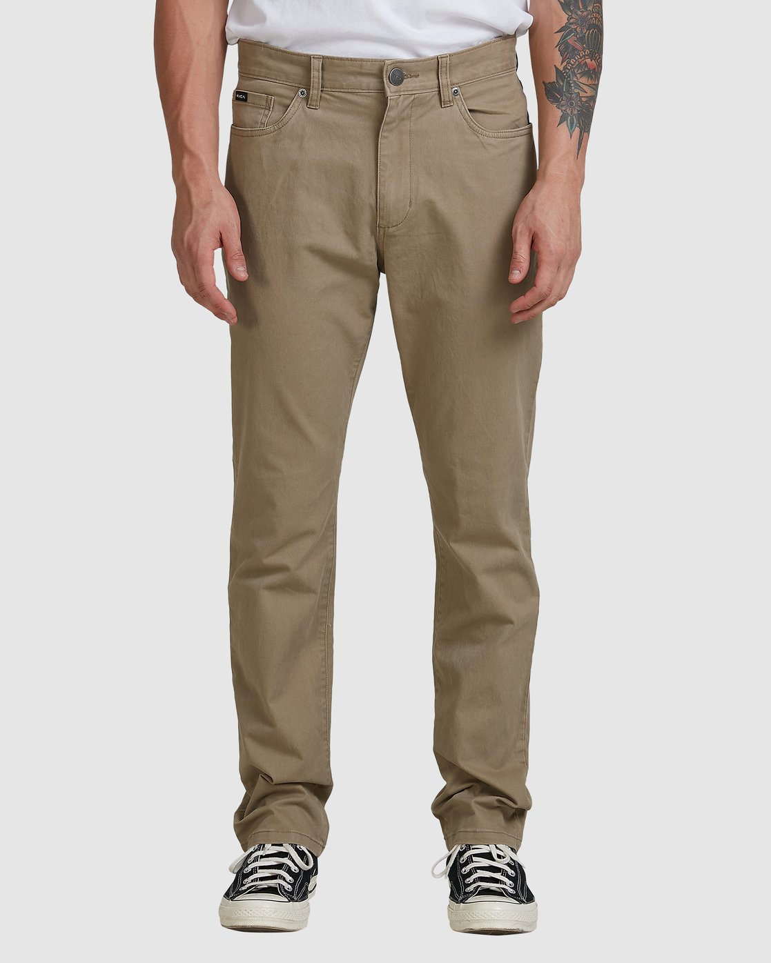 RVCA DAGGERS TWILL PANTS Wood