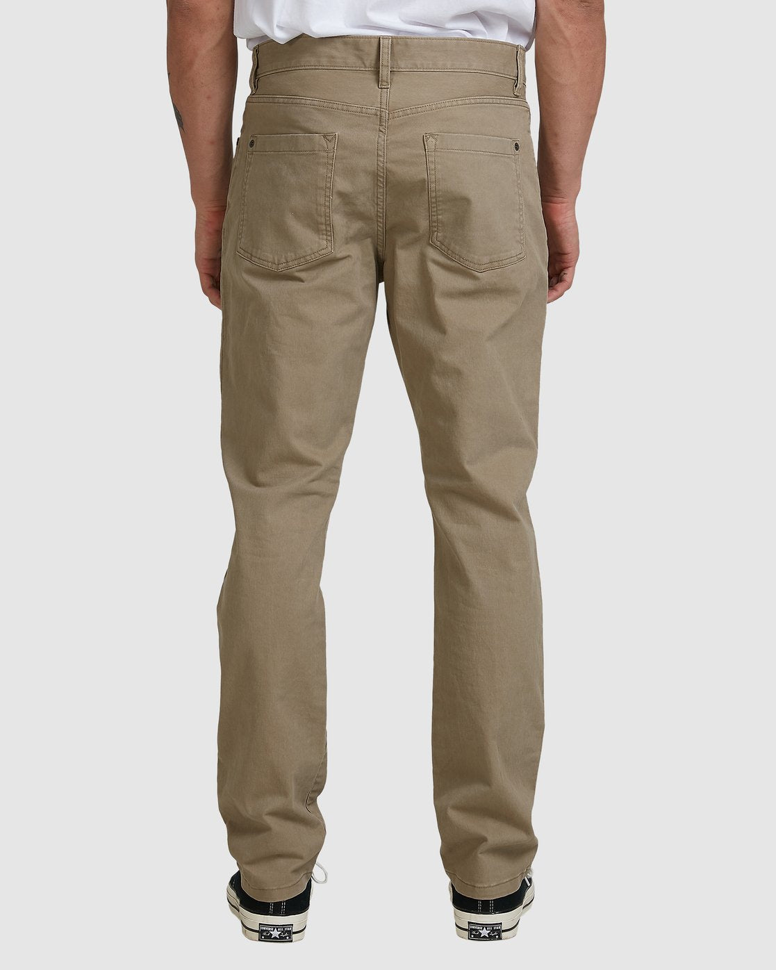 RVCA DAGGERS TWILL PANTS Wood