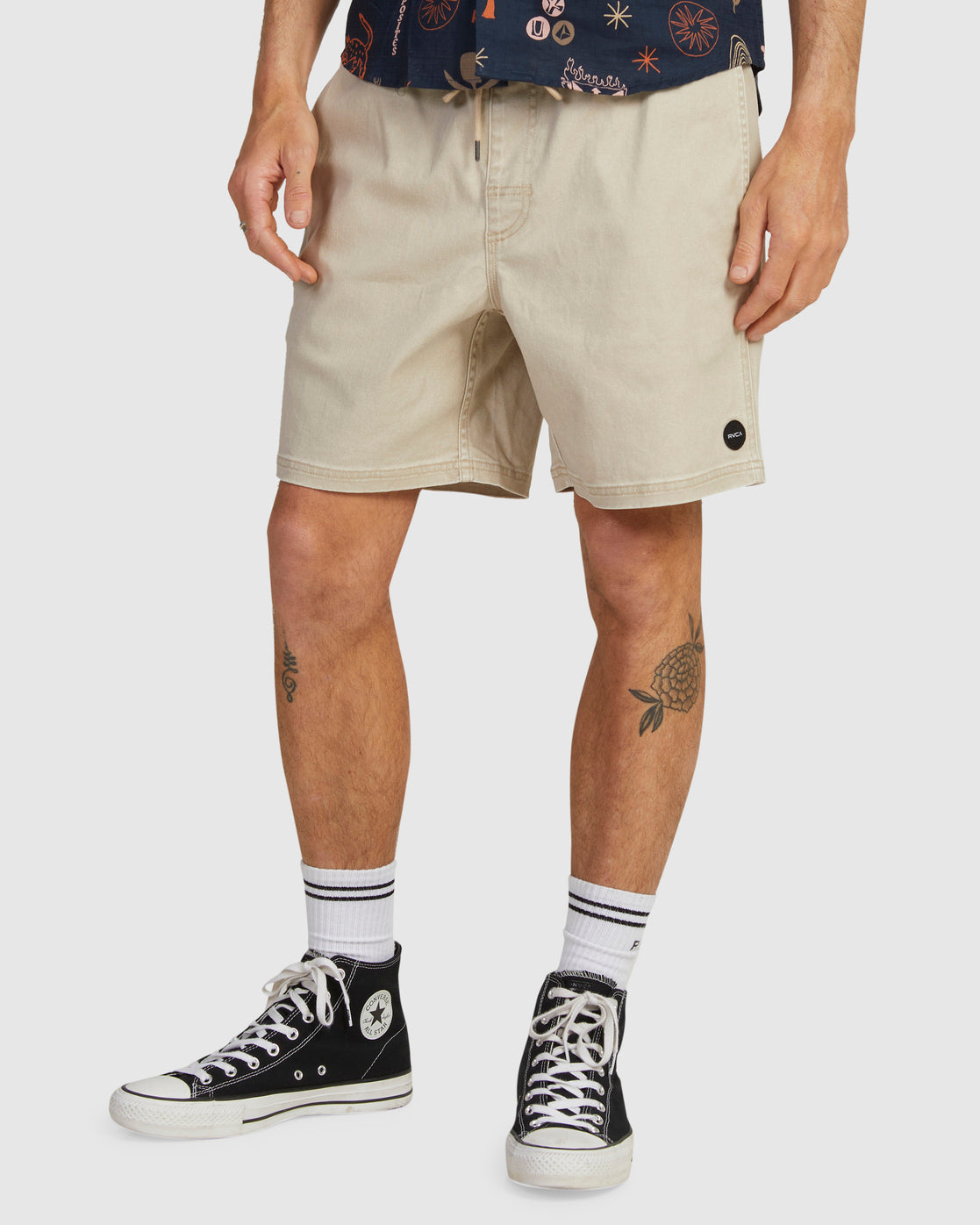 RVCA Escape Elastic Walkshorts 17" Taupe