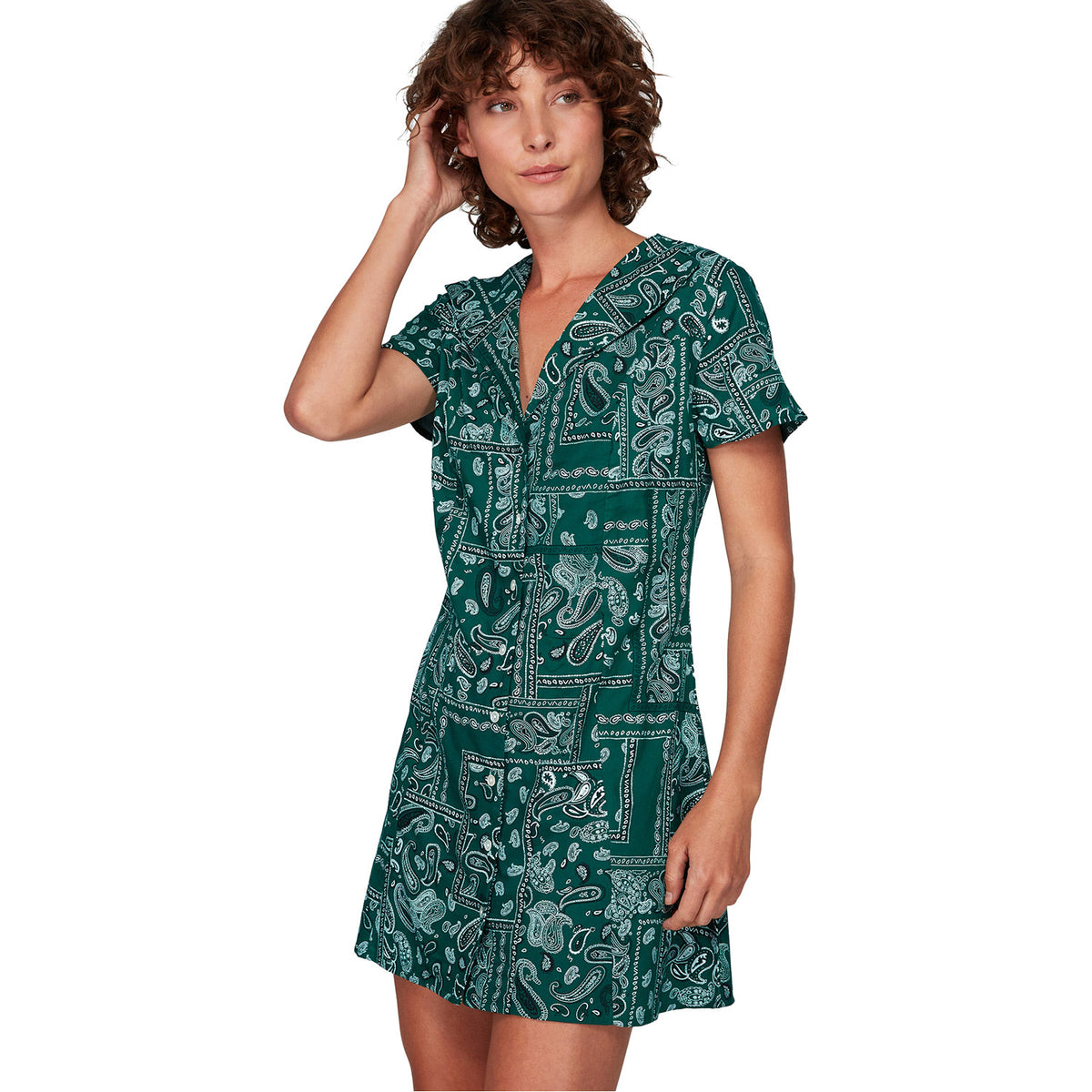 RVCA Farren Dress Evergreen