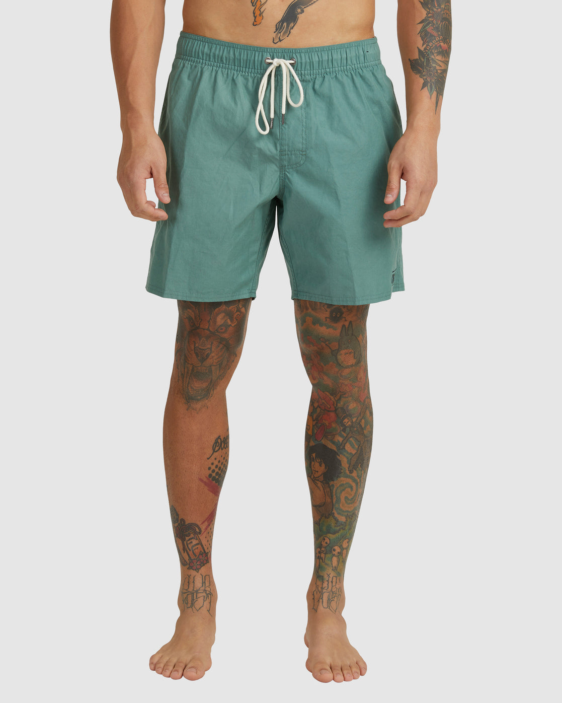 RVCA Opposites Elastic 2 Boardshorts 17" NEW SPINACH